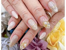 ディーネイル 天王寺(D-nail)/【小山】ビジューネイル