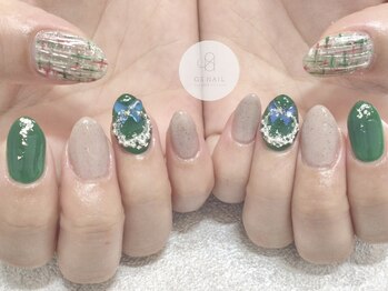ジーエスネイル(GS NAIL)/クリスマス/リースネイル