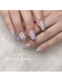 涼しげブルーグラデーション♪