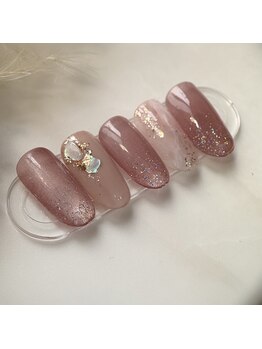 シャンス(chance)/春色天然石ネイル