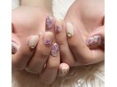 押し花ネイル