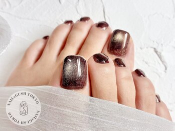 ネイルズガッシュ 大森駅前店(NAILs GUSH)の写真/本格的にフットを始める方が増えています♪マグネットやアートあり！イベントや旅行前にもおすすめ★