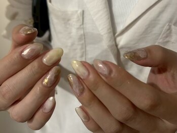 ルウア(LOUA)の写真/伏見◇【セレクションコース平日限定￥7370/マグネット￥6820】お爪を彩る馴染みの良いショートデザインを♪