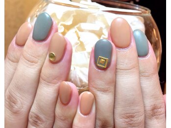ネイルズ ララ(nails Lala)/マット仕上げ。