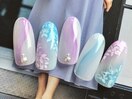 紫陽花ネイル 