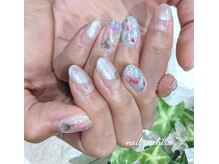 ネイルパキラ(nail pachira)/夏ネイル☆朝顔×金魚