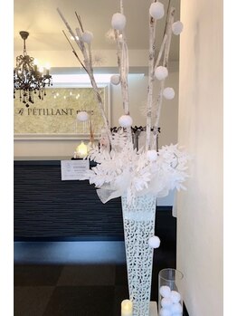 ペティアン レーヴ(PETILLANT reve)/お出迎え花♪雪景色イメージ