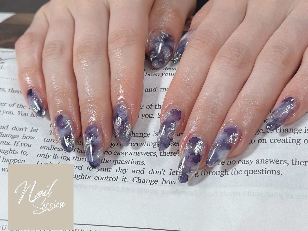 NO.102 ネイルチップ 冬ネイル ニュアンスネイル ミラー ラメ NO.102 ネイルチップ 冬ネイル ニュアンスネイル ミラー ラメ