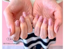 リブヴァラ(Lib Valla)/シンプルネイル/ピンクネイル