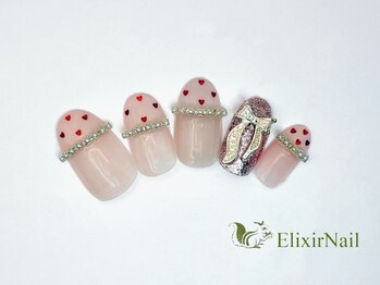 エリクサーネイル 新宿3丁目(Elixir Nail)/定額c やり放題/クーポン使用