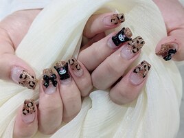 【スカルプ】レオパ×黒リボン