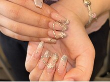 nail salon HANABI【ネイルサロン ハナビ】の雰囲気（長さ出し10本＋ワンホンHeartネイル♪）