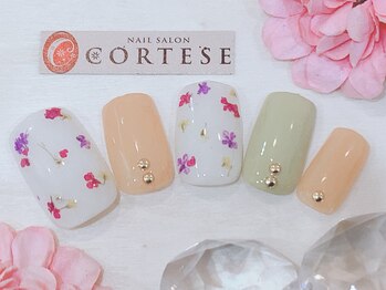 ネイルサロン コルテーゼ 四条烏丸店(CORTESE)/ドライフラワー マシン使用無し
