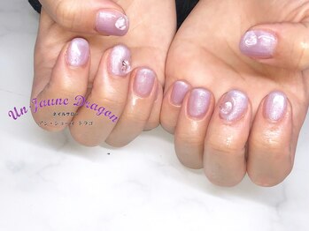 アン ジョーヌドラゴ/【自爪ネイル】パープルネイル