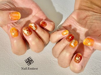 ネイル エミュスト(Nail Emuest)/星ネイル/秋ネイル