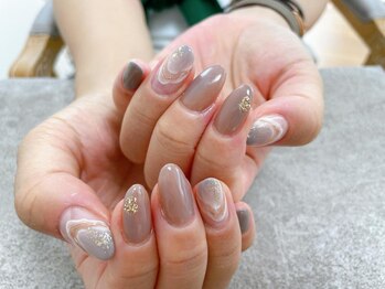 キキネイル たまプラーザ店(kikinail)/9.10月定額B ニュアンスネイル