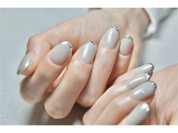 ファン ネイルサロン スクール(Fun)/ワンカラー×ラメ