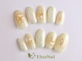 エリクサーネイル 神田(Elixir Nail)/シンプル/クーポン使用