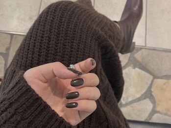 ドットミーバイシュエット(dot Me by chouette)/秋のワンカラーネイル