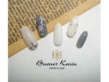 ブエノスカリン(Buenos Karin)/ホワイト結晶ネイル