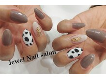 ジュエルネイルサロン(Jewel)/ワンカラー＋アート