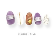 マリー ネイルズ いわきラトブ店(MARIE NAILS)/定額7,700円税込 パープル 0930c