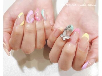 トロピカル(TROPICAL)/フレンチネイル
