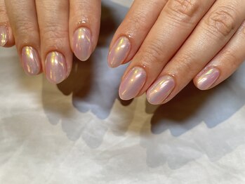 ネイルサロン イントゥ(into_)/ミラーネイル