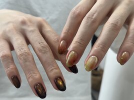ちぐはぐネイル