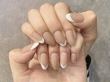 スリーラッシュアンドエルフネイル 折尾浅川店(threelash&elf.nail)/【パラジェル】ヌーディーネイル