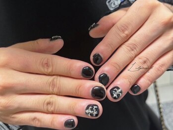 リリー 大阪駅前第一ビル店(Lily)/#ブラックネイル