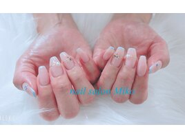スキニーフレンチブルー　押し花