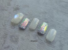 シンプリー ネイルアンドアイラッシュ 祖師谷大蔵店(Simpliee Nail&Eyelash)/【ハンド】キラキラネイル