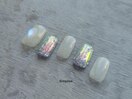 【ハンド】キラキラネイル