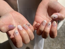 オーロラニュアンスネイル