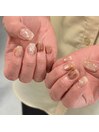 キラキラニュアンスネイル