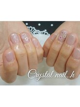 クリスタルネイル ゆめタウン博多店(CRYSTAL NAIL)/ピンクグラデーション