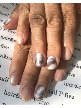 ヘアアンドネイル ピーファイブ(P-five)/マグネットアレンジネイル♪