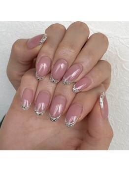 ネイルエース(Nail Ace)/ラメフレンチ
