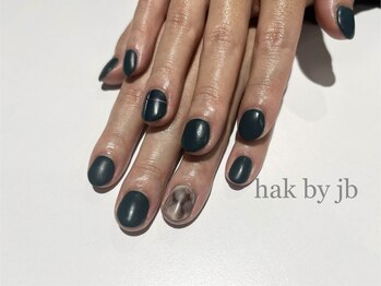 ハク ネイル バイジェービー 稲毛(hak nail byjb)/メンズネイル