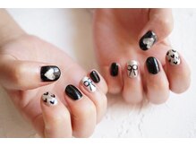 ネイル フライガール(nail FLY GIRL)/黒デザイン♪