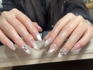 ロングネイル　持ち込みデザイン