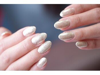 ツメハナ/ラメグラデーション