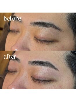 ルーン(rune)/お客様の眉毛ビフォーアフター