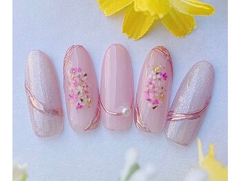 ラヴィネイル 四条烏丸店 メリー(La Vie Nail merry)/2022.3月限定ネイル