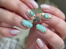ネイルサロン プール ヴー(Nail Salon Pour Vous)/【夏定額】MAGシェルネイル