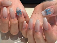 アイネイルズ 三宮店(I nails)/ブルーリボングラデ ￥8860