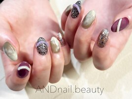 冬ネイル/3dネイル/藤沢