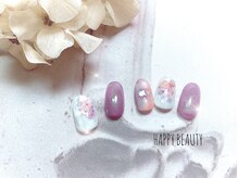 ハッピービューティー(Happy Beauty)/紫陽花ネイル