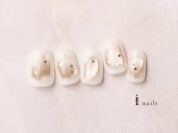 アイネイルズ 横浜EAST店(I-nails)/ちびホロマグネットネイル